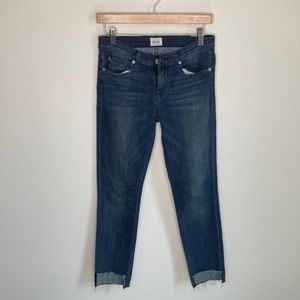 HUDSON | Skinny Cropped Frayed Jean | 26